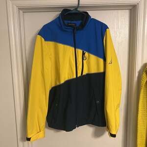 Nautica Men's Colorblock Windbreaker Jacket